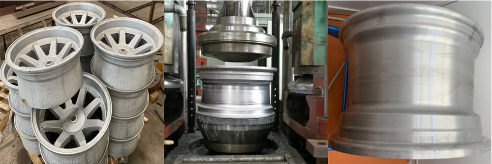 Fabricação de Rodas de liga de Alumínio forjadas e fundidas